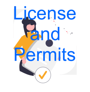 how to apply for license and permits