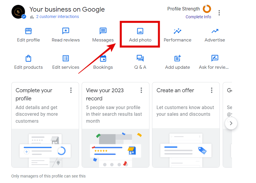 Google Business Profile Home Page photo